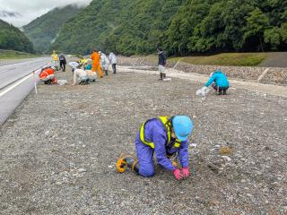 長野県砂防ボランティア　黒川渓流保全工環境整備に参加